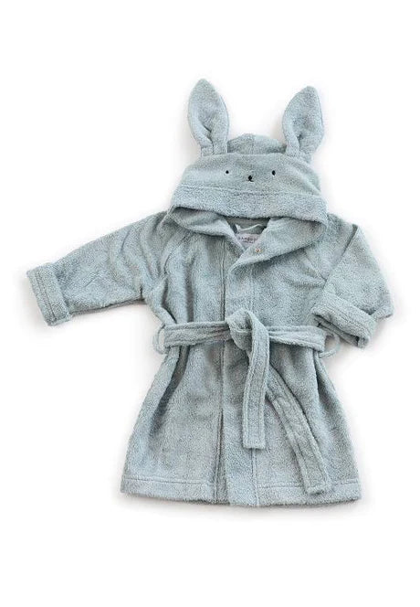 Accappatoio bambino 2-4 anni, blu ghiaccio