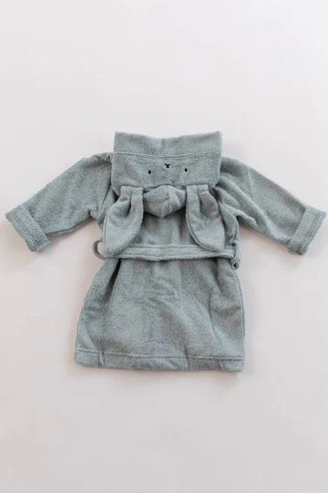 Accappatoio bambino 2-4 anni, blu ghiaccio