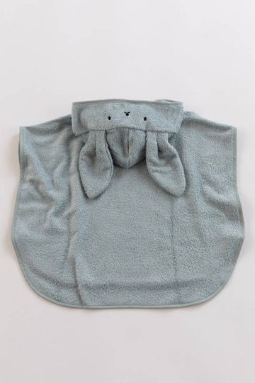 Poncho bambino 2-4 anni, blu ghiaccio