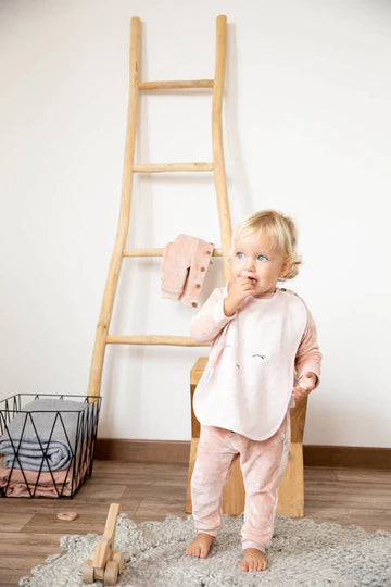Bavaglino in spugna XL rosa