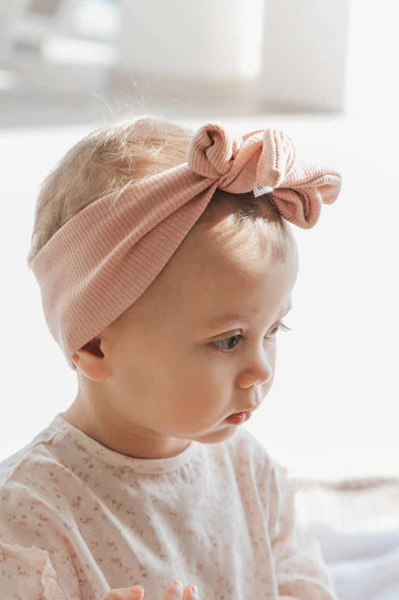 Fascia capelli bimba - Rosa Scuro