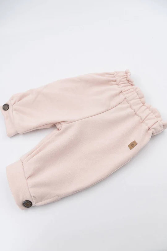 Pantalone a caramella bimba - Water Pink