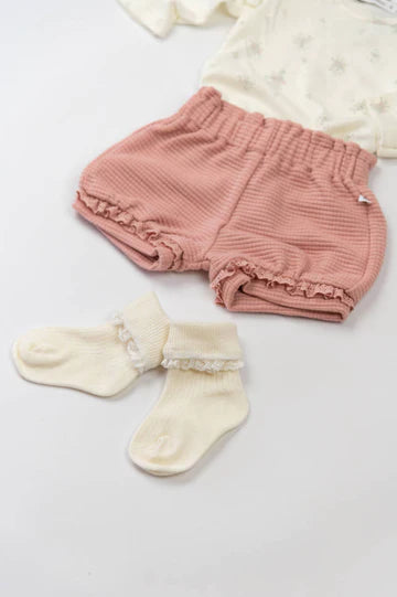 Pantaloncino corto a palloncino - Rosa Scuro