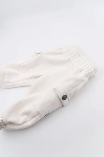 Pantaloncino con tasche - Offwhite