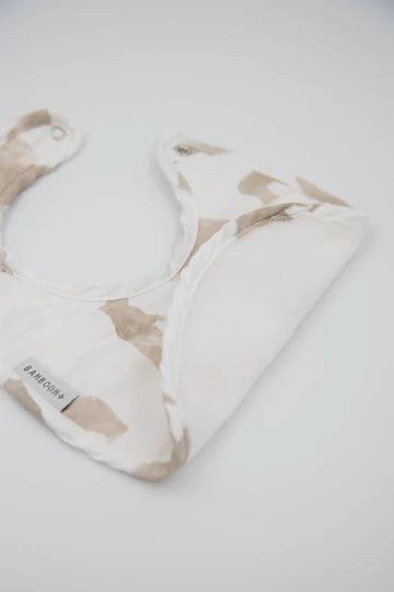 Set Bavaglini 3 pezzi - Bibsset - Bianco, Sabbia, Orso