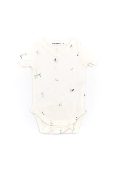 Body shirt scollo V - Berries