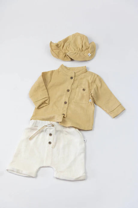 Short bimbo Muslin - Bianco