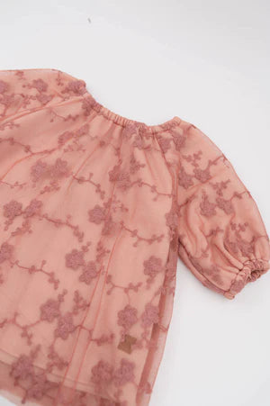 Vestito A-line - Wine Rose