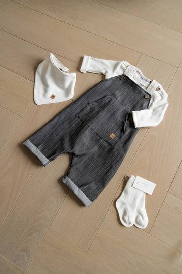 T-shirt con bottoncini - Offwhite