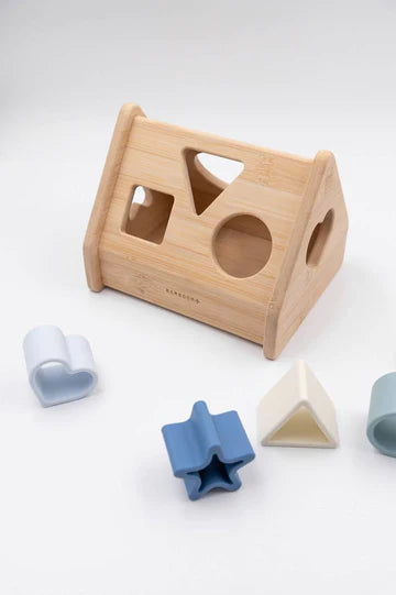 Puzzle Casetta in Legno - BLU