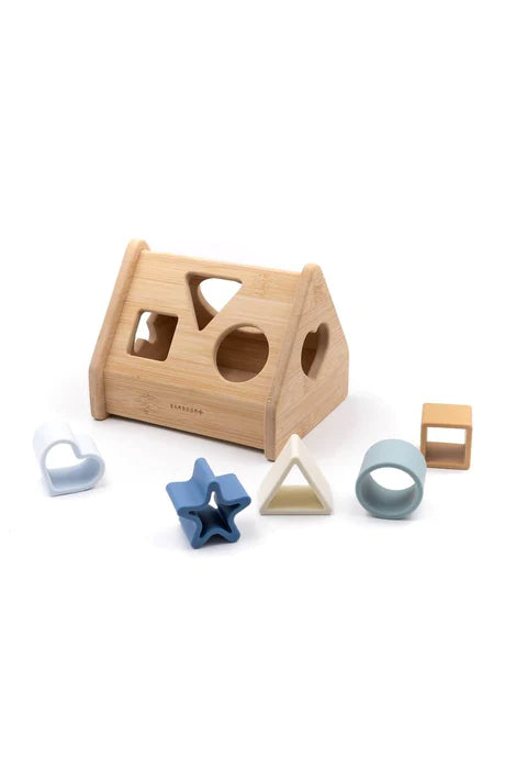 Puzzle Casetta in Legno - BLU
