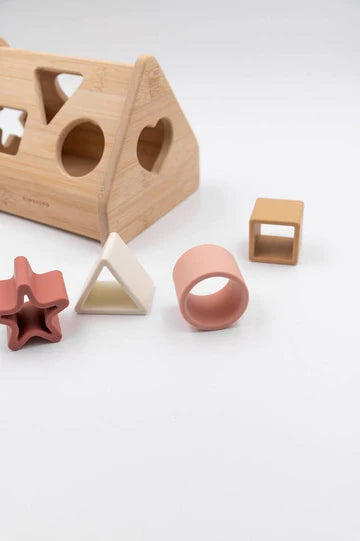 Puzzle Casetta in Legno - PINK