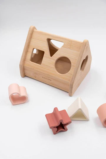 Puzzle Casetta in Legno - PINK