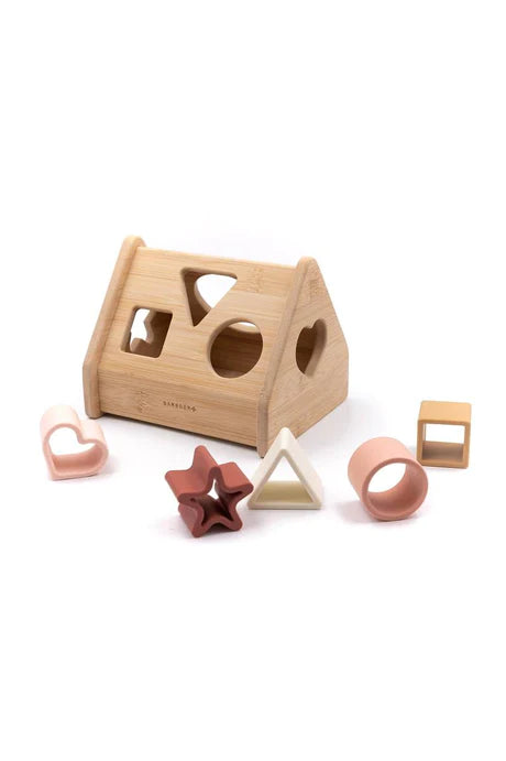 Puzzle Casetta in Legno - PINK
