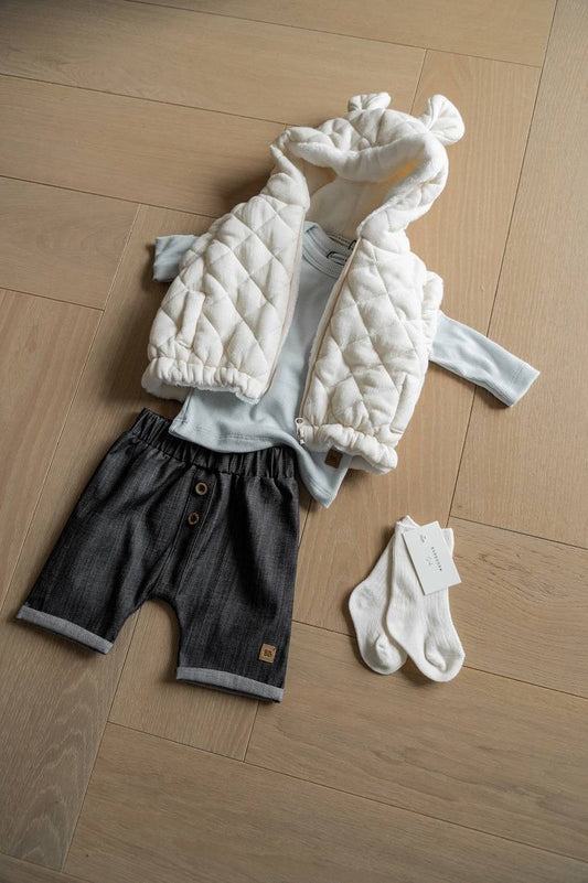 Gilet con orecchie - Offwhite