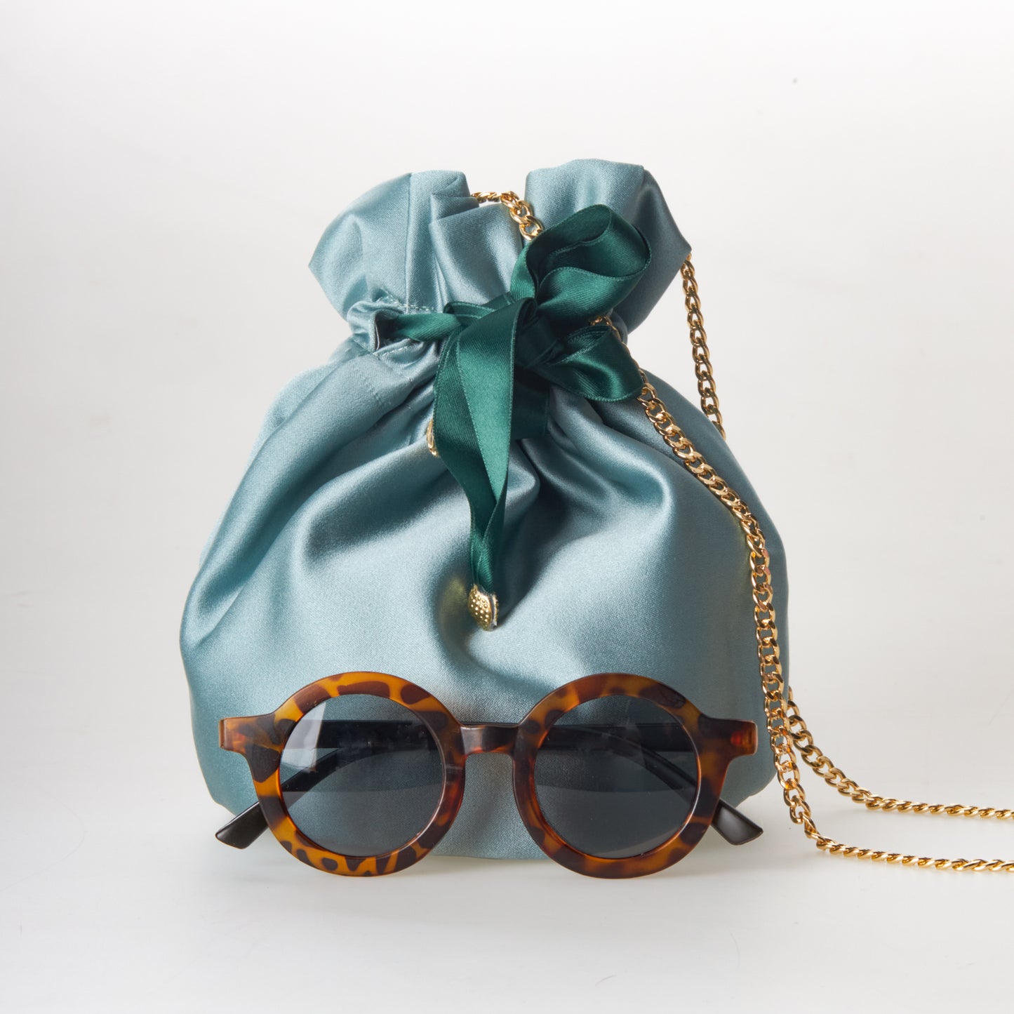 Secchiello Small in raso satinato + Scrunchie