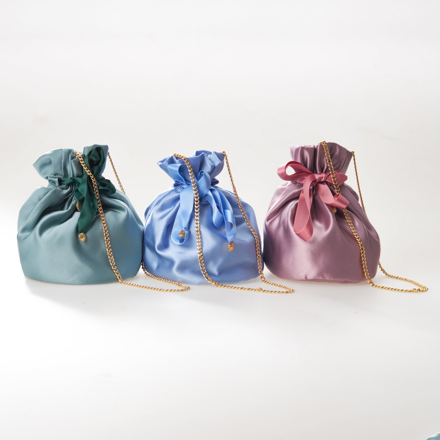 Secchiello Small in raso satinato + Scrunchie