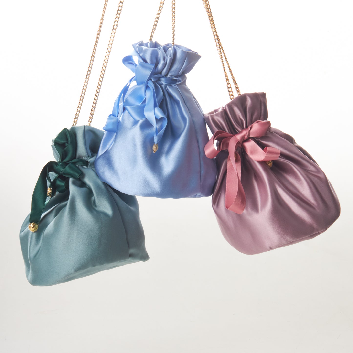 Secchiello Small in raso satinato + Scrunchie