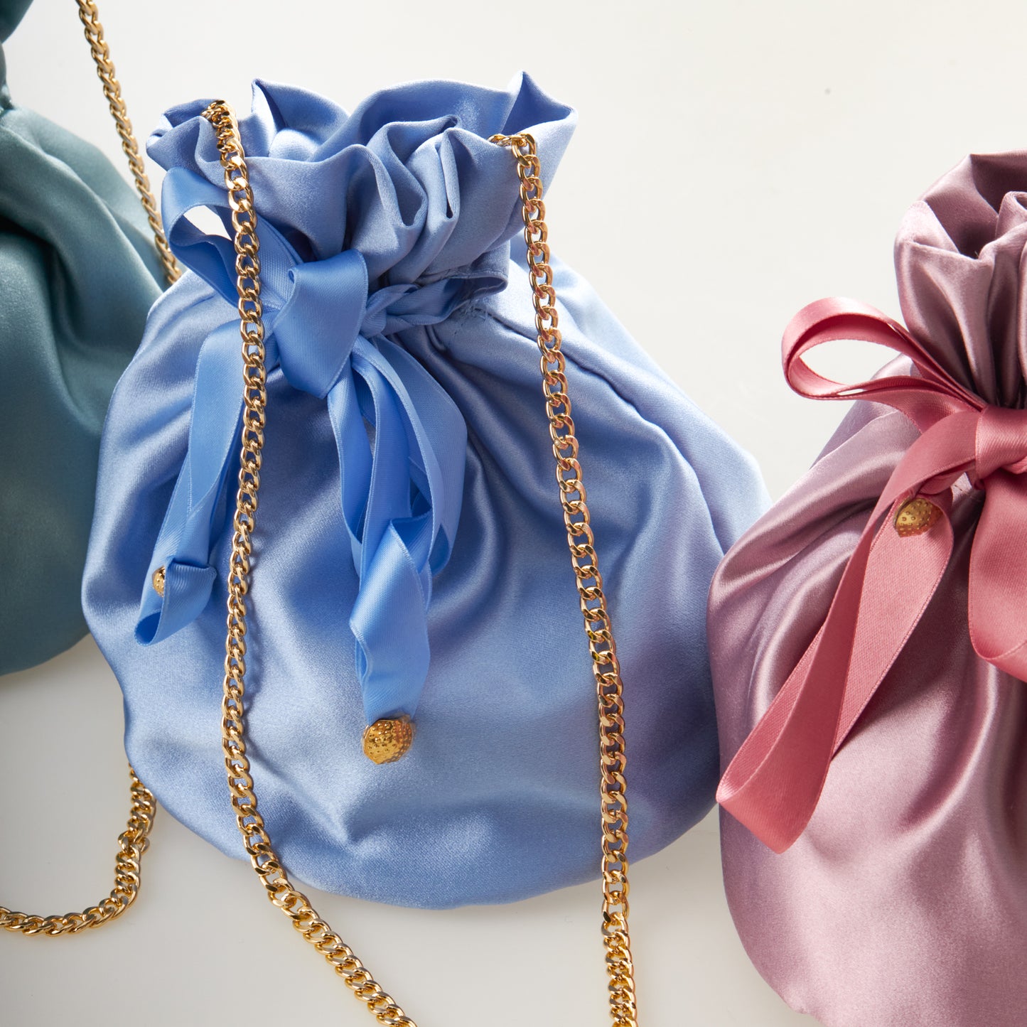 Secchiello Small in raso satinato + Scrunchie
