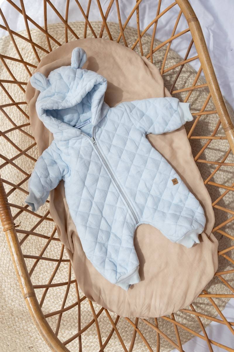 Tuta con orecchie - Water Blue