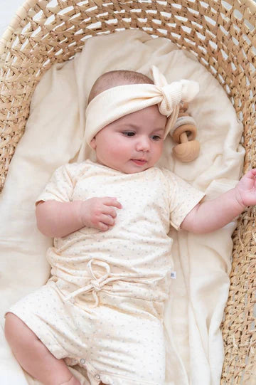 Fascia capelli bimba - Panna