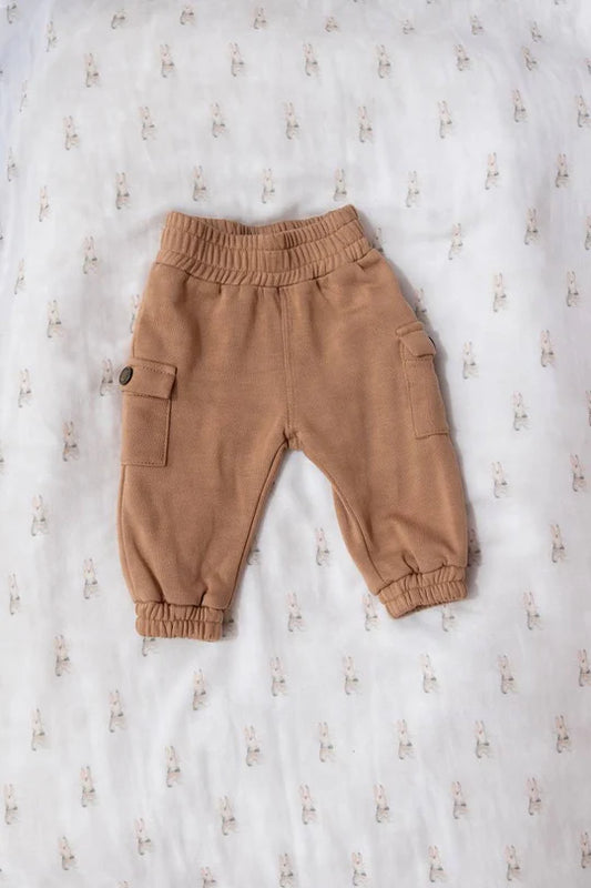 Pantaloncino con tasche - Camel