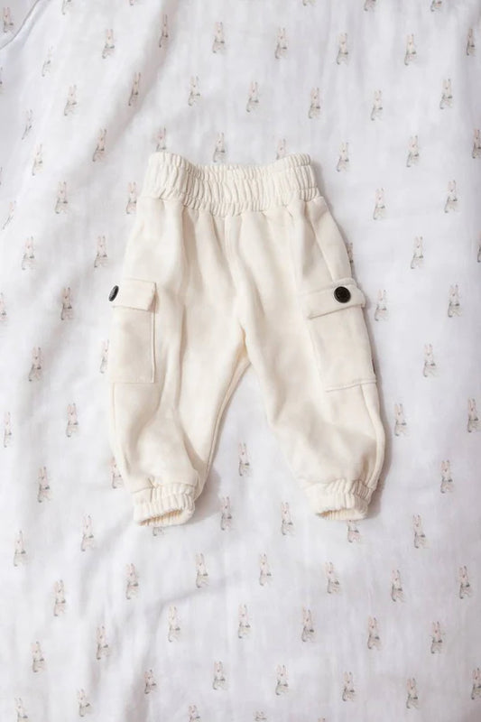 Pantaloncino con tasche - Offwhite
