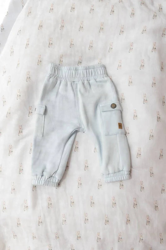 Pantaloncino con tasche - Water Blue