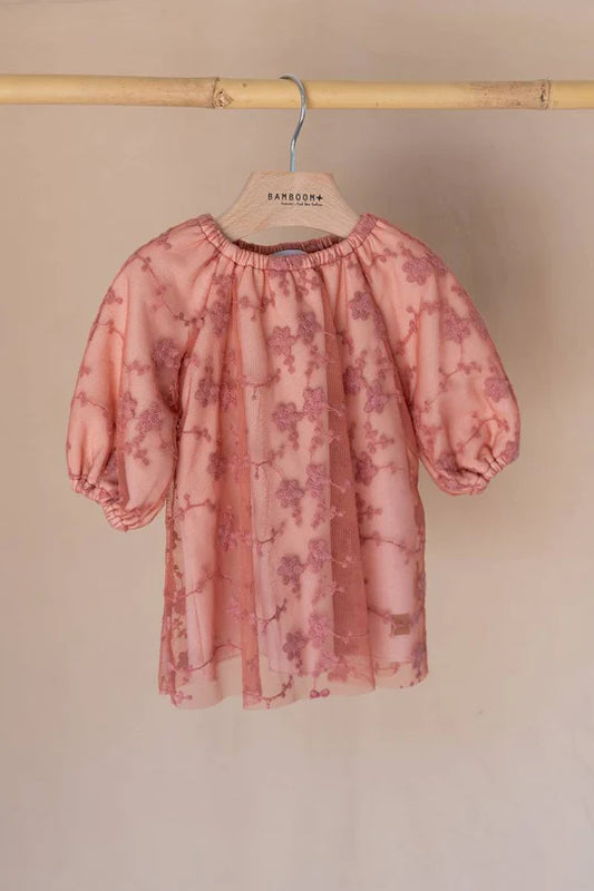 Vestito A-line - Wine Rose