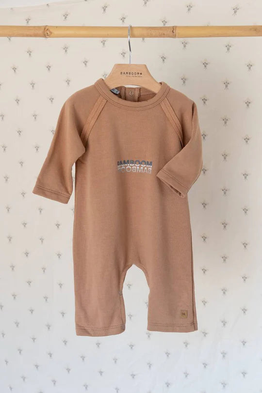 Tutina raglan logo Bamboom - Camel