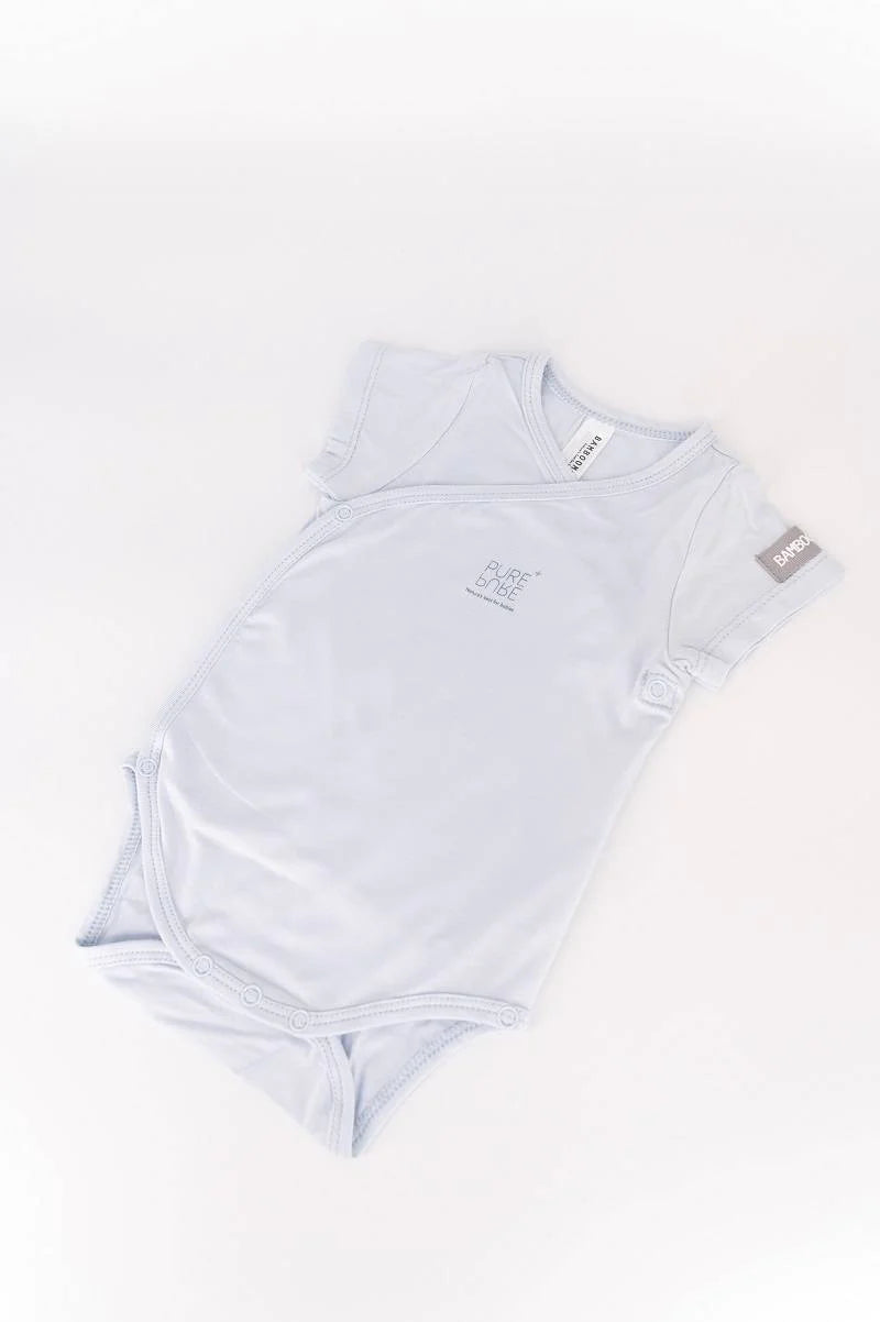 Body bambino manica corta - Azzurro