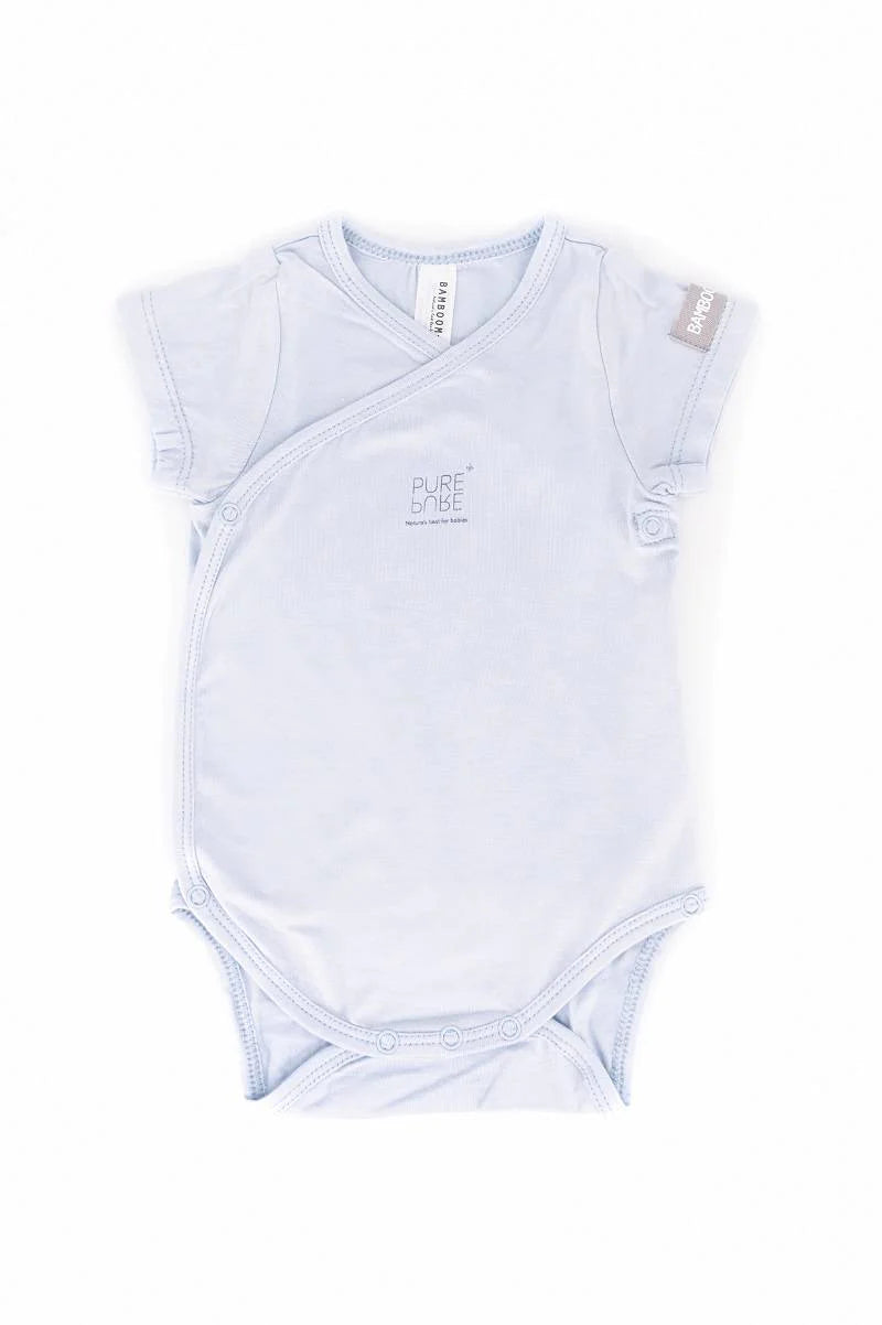 Body bambino manica corta - Azzurro